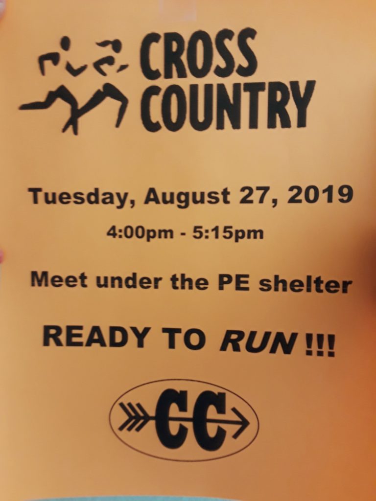 Cross Country @ PE Shelter