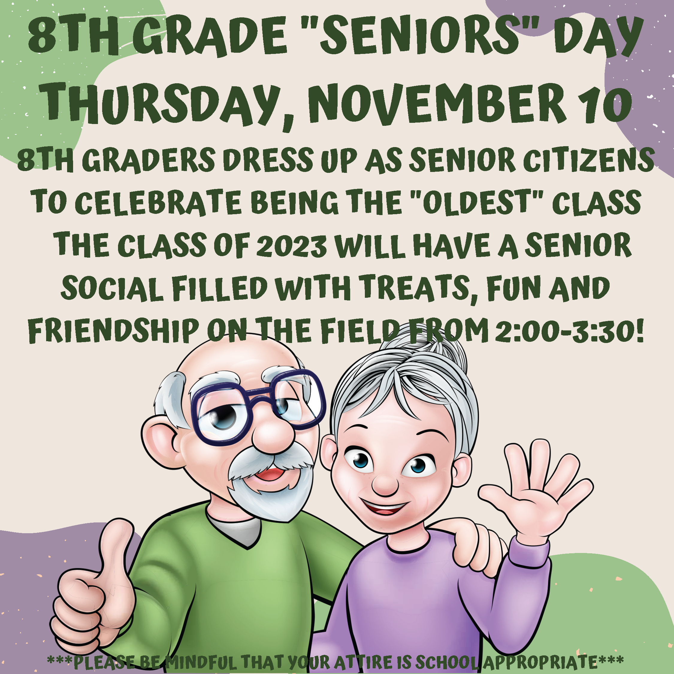 8th Grade "SENIORS" DAY